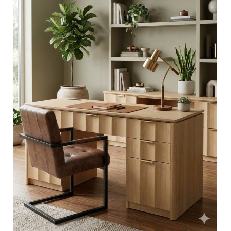 BHF- 02 : Bàn học, Làm Việc Tích Hợp Cổng Sạc USB 